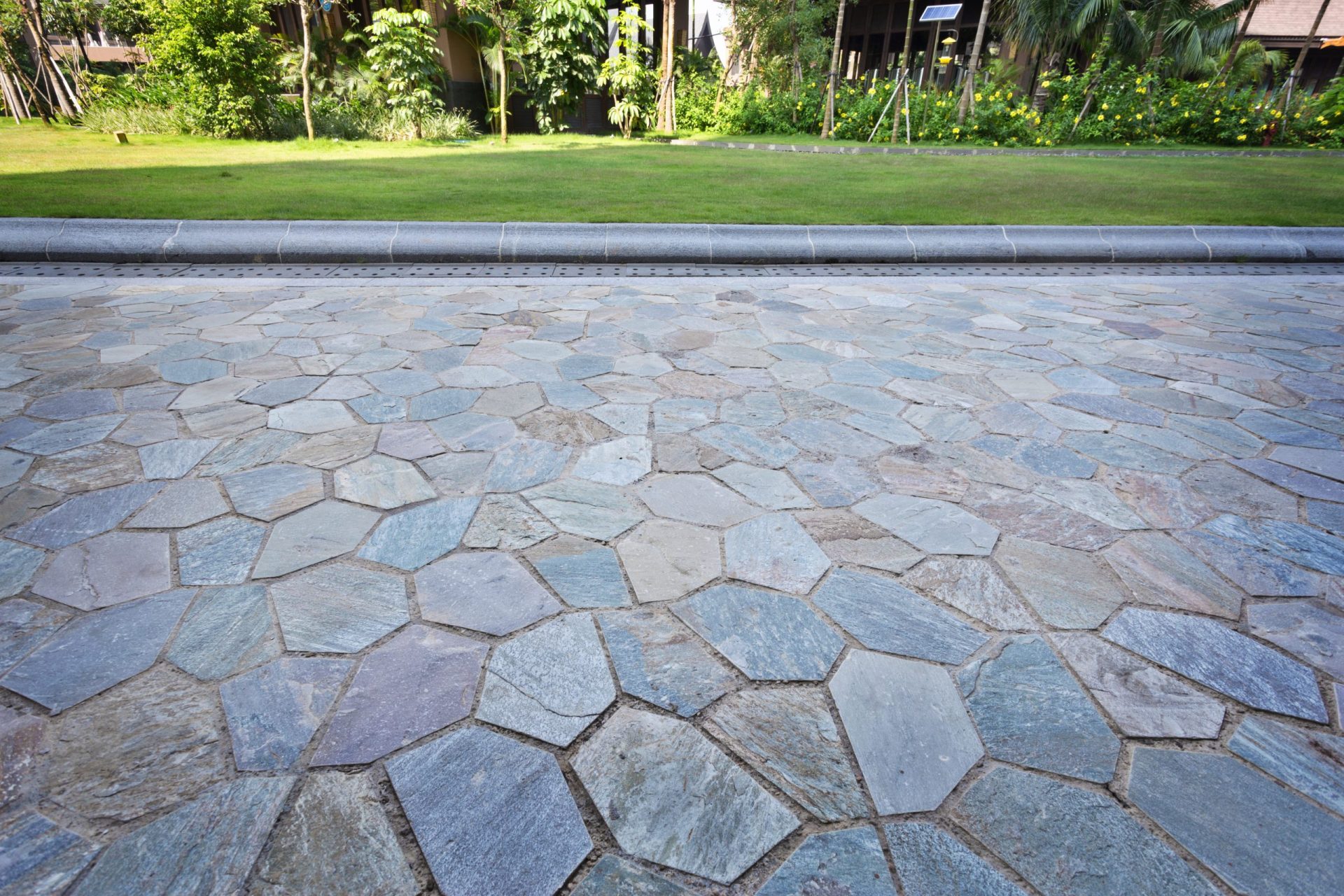 Background from paving stones